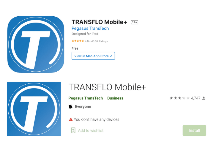 Transflo ELD Reviews | Google Play Store, Apple Store